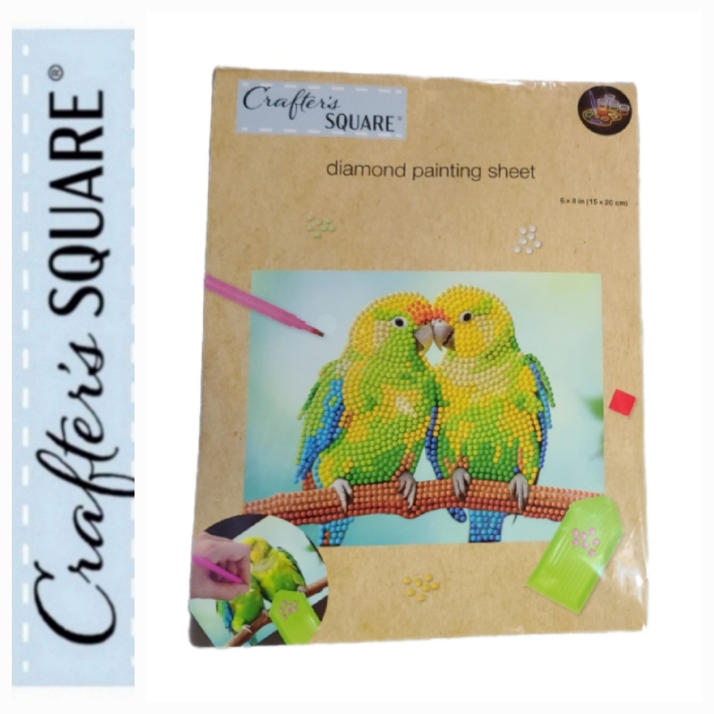 Two Parrots Diamond Painting Full Kit